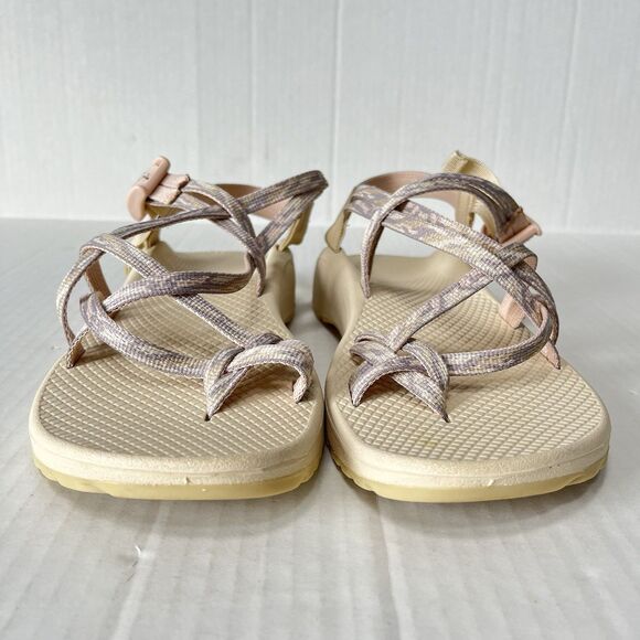 Chaco ZX/2 Cloud Dual Adjustable Straps Cushioned Sandals Womens US 12 Beige - Picture 10 of 12